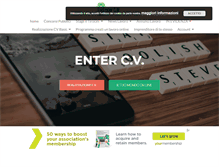 Tablet Screenshot of entercv.com